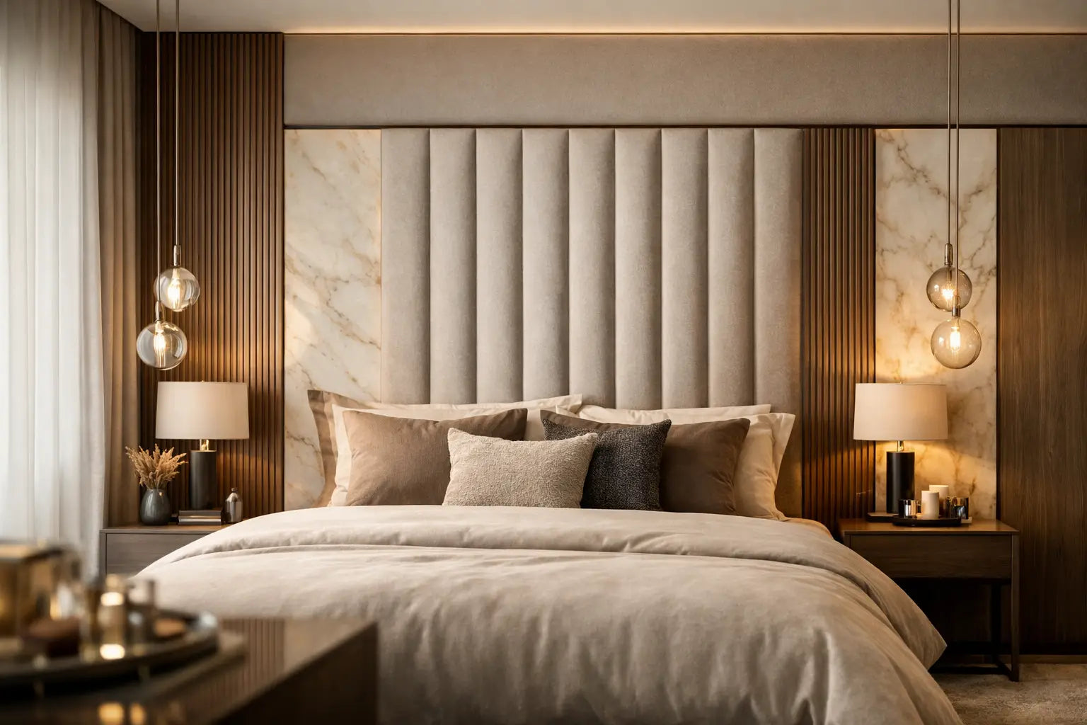 Wall Panel Headboard Ideas for a Luxury Bedroom