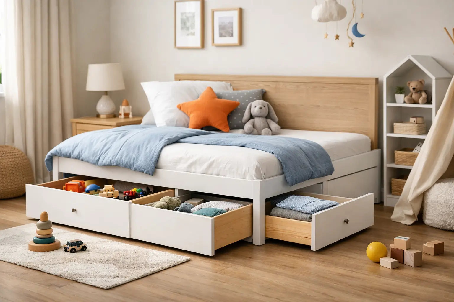 Choosing the Right Kids Bed with Storage Drawers