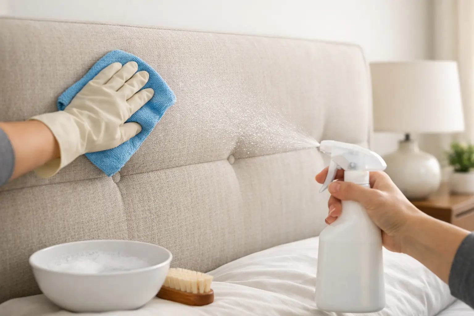 How to Clean Upholstered Headboard Fabrics