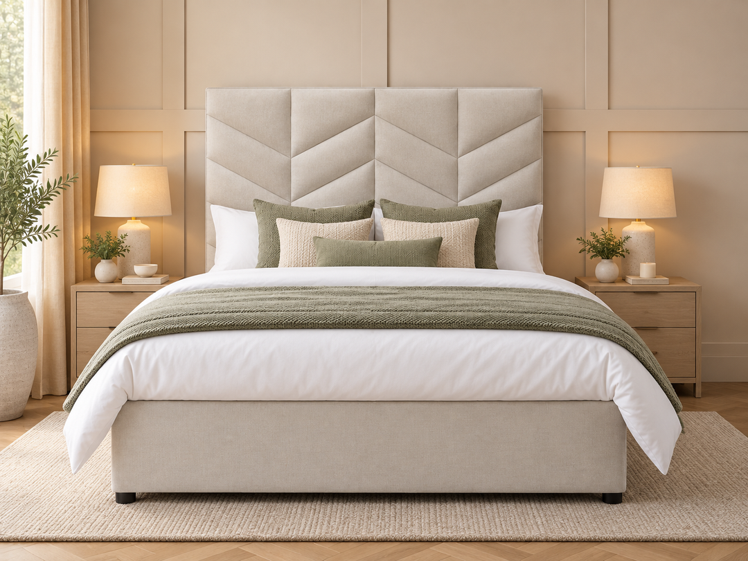 Luxury Upholstered 4 Drawer Divan