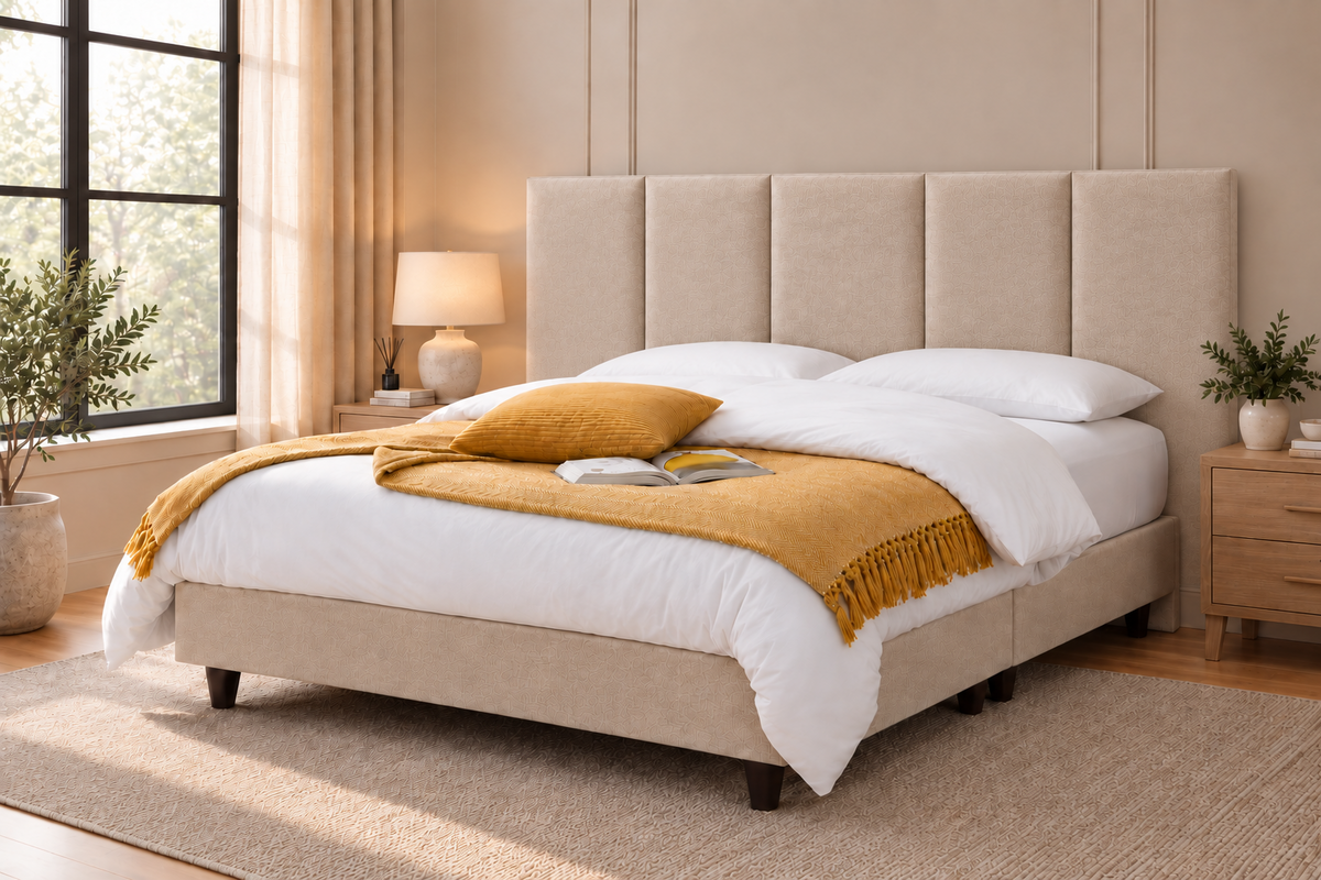 Luxury Upholstered Floating Divan Base