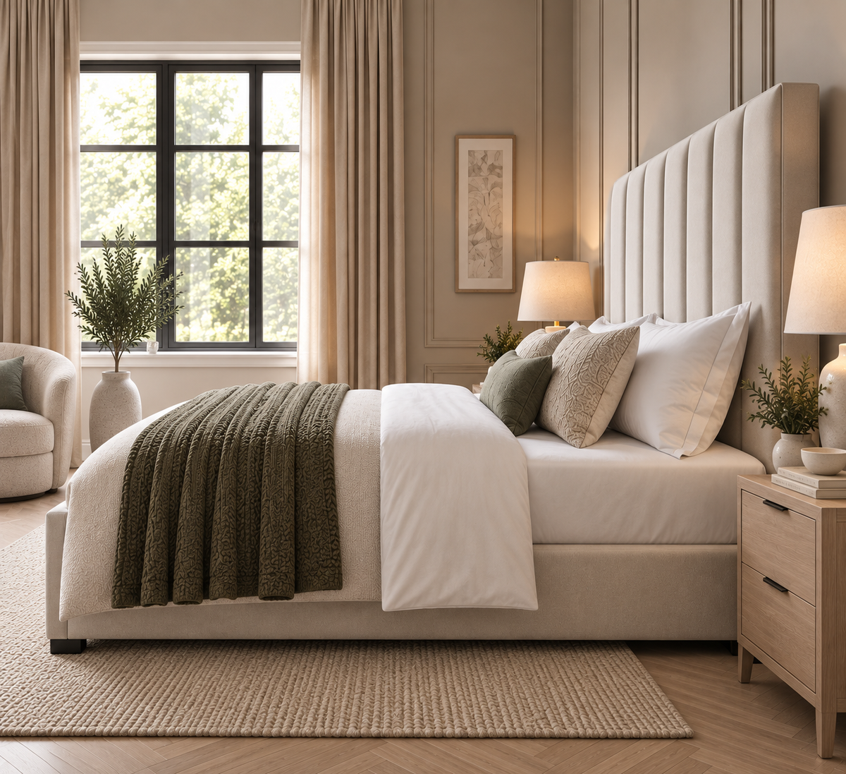Belgravia Upholstered Bed Frame