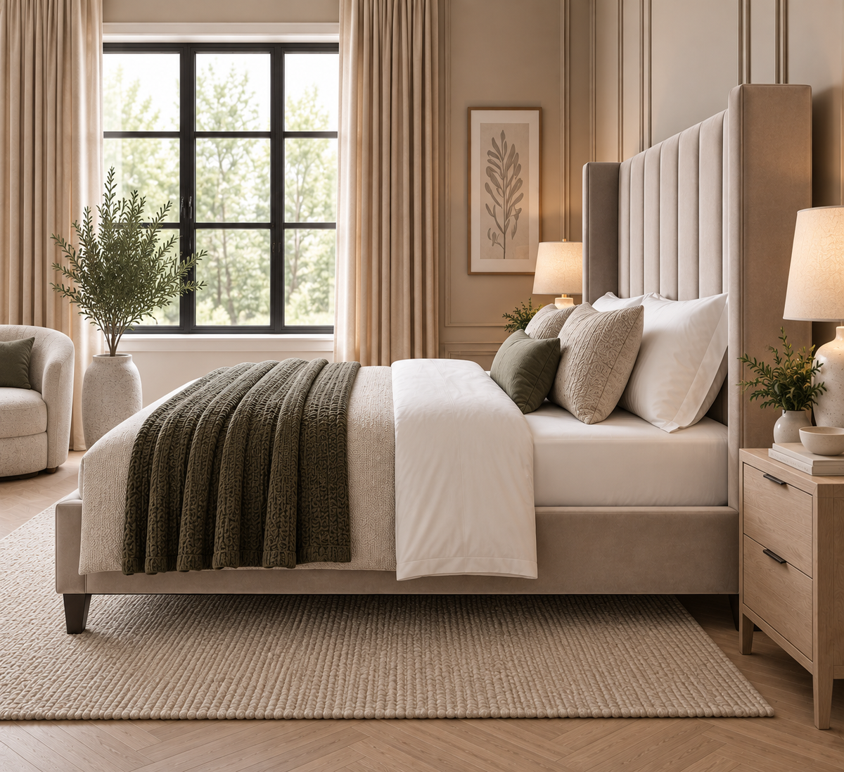 Manhattan Upholstered Bed Frame