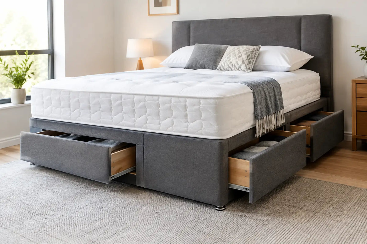 How to Configure a Divan Base Drawer Layout
