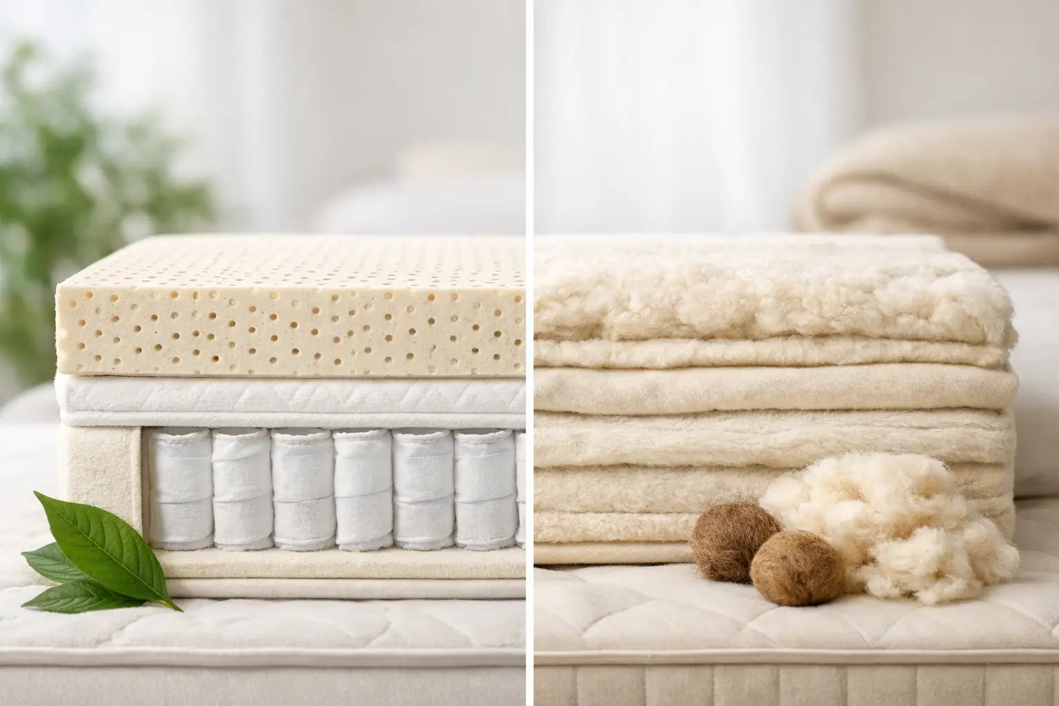 Latex Versus Wool: Which Mattress Feel Suits You?