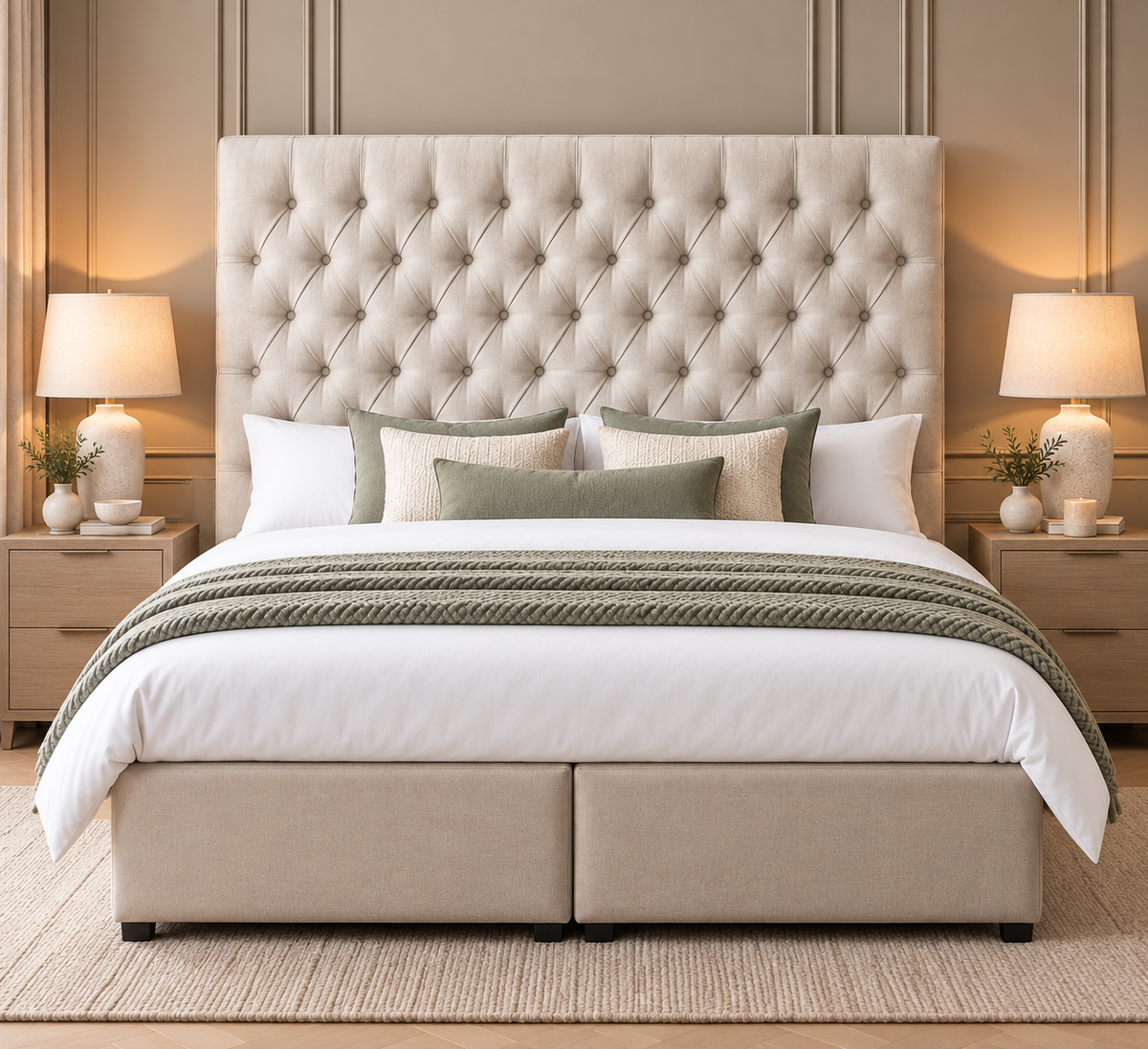 Chesterfield Buttoned Headboard