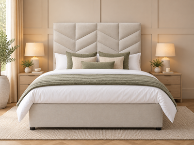 Luxury Upholstered 4 Drawer Divan