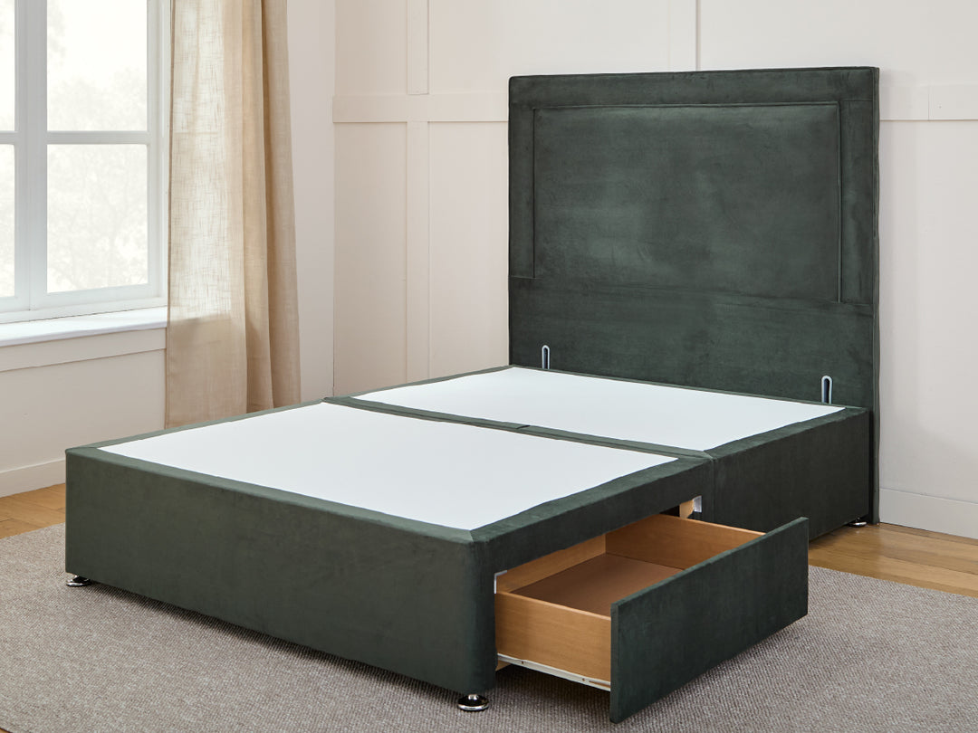 Luxury Upholstered 2 Drawer Divan