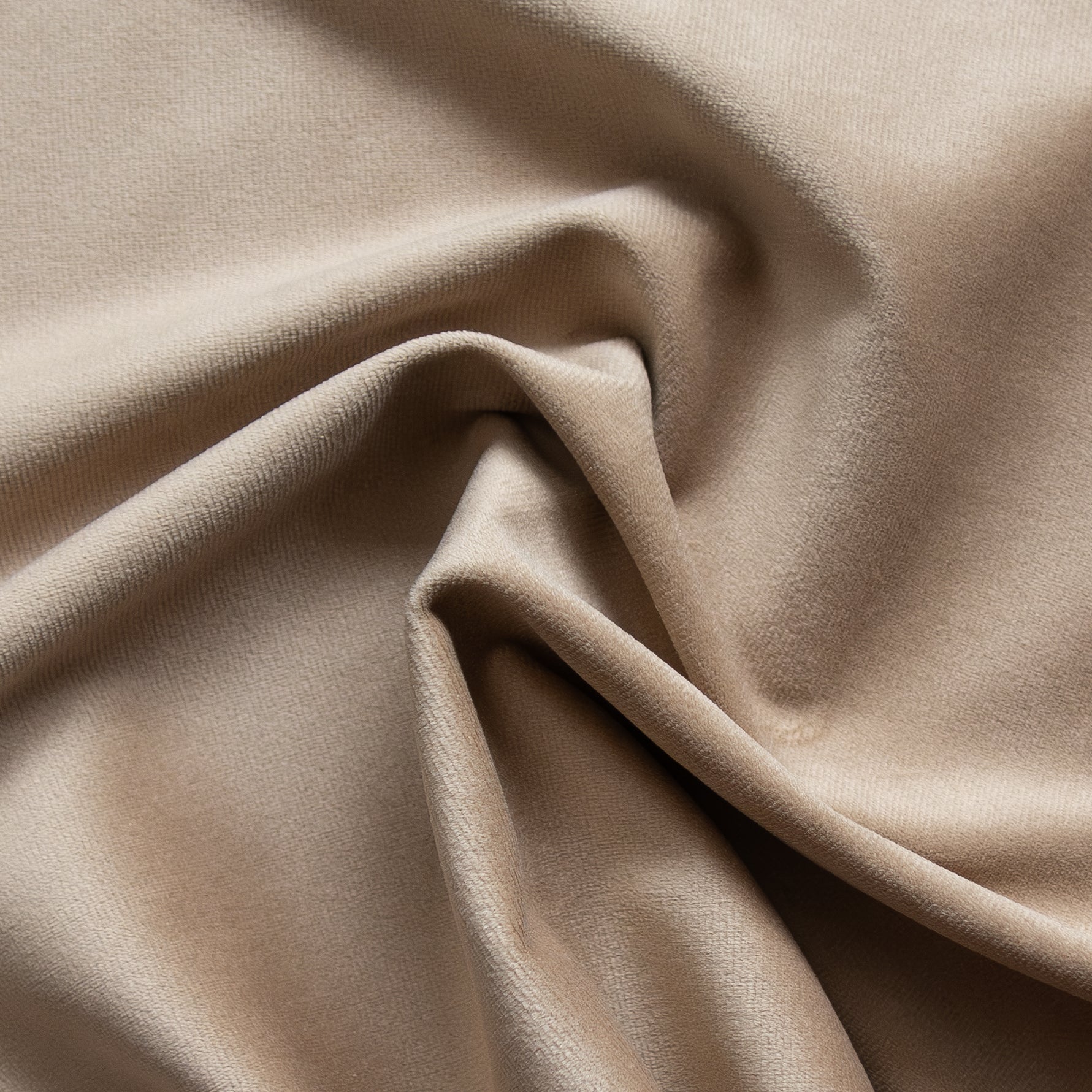 Beige Plush Velvet