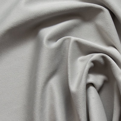 Light Silver Plush Velvet