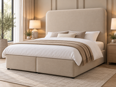 Plain Rounded Corners Headboard