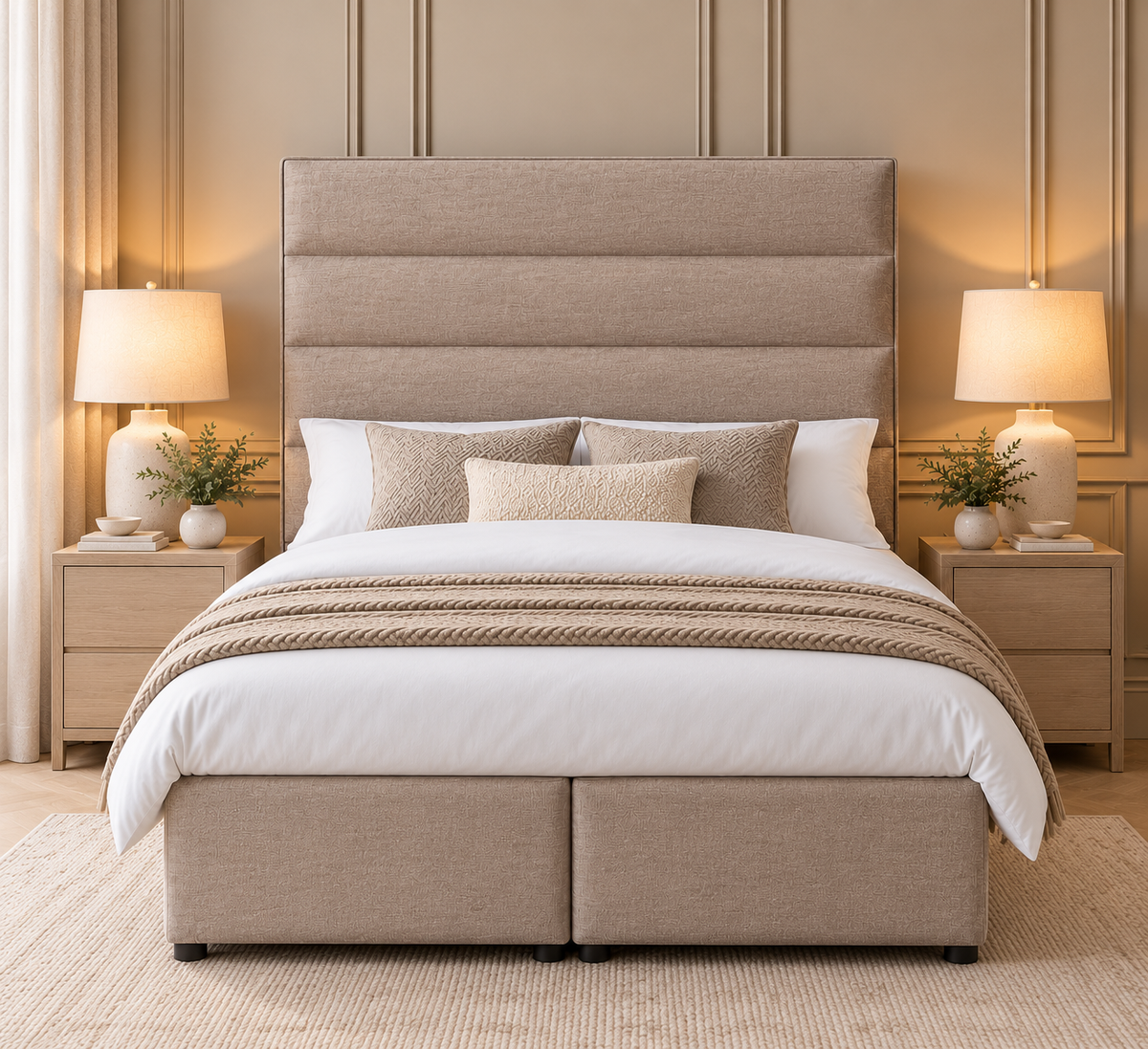 4 Panel Horizontal Headboard