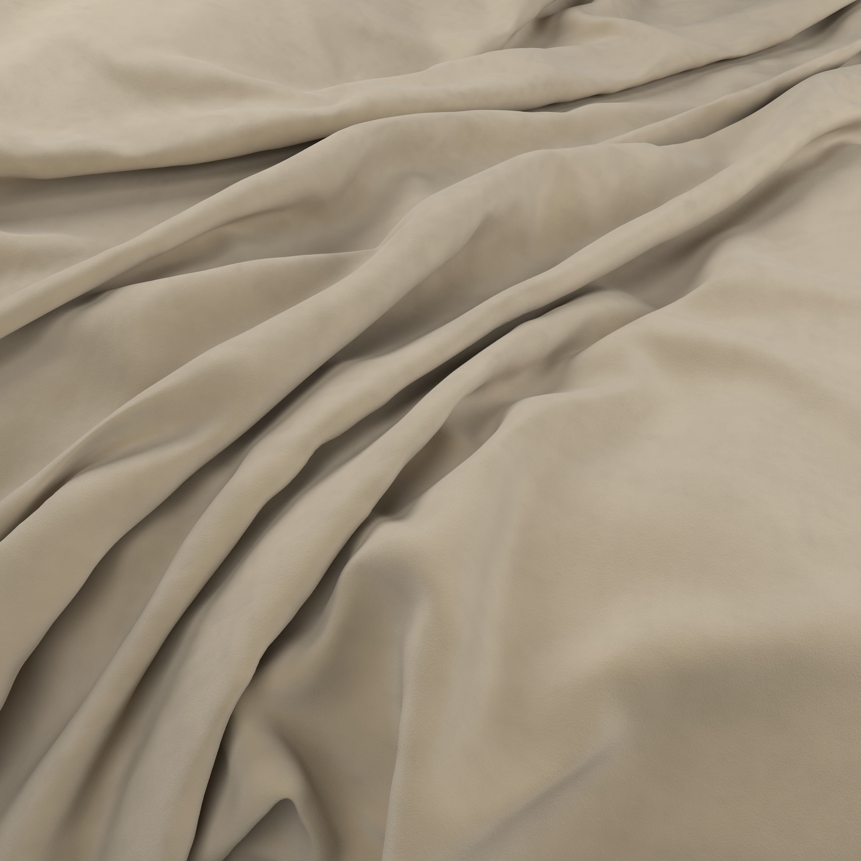 Taupe Plush Velvet